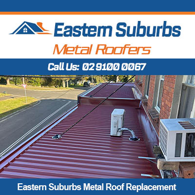 Metal roof replacement completed on Eastern Suburbs residential property