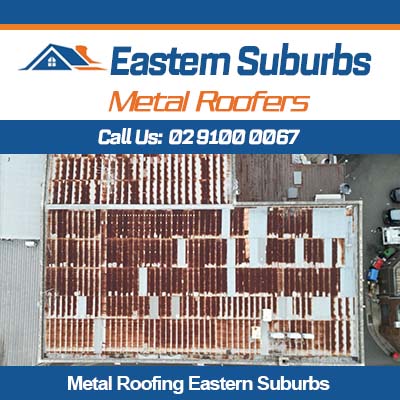 Metal roofing project in progress on Eastern Suburbs property