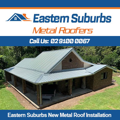 New metal roof installation on Eastern Suburbs residential home