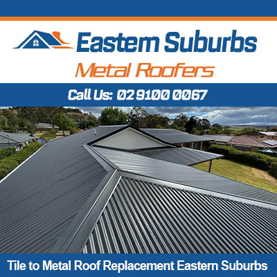 Tile to metal roof replacement completed on Eastern Suburbs residential
